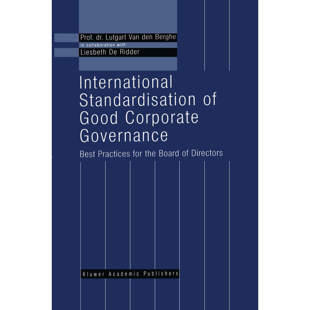 International Standardisation of Good Corporate Governance, Fachbücher von L. van den Berghe