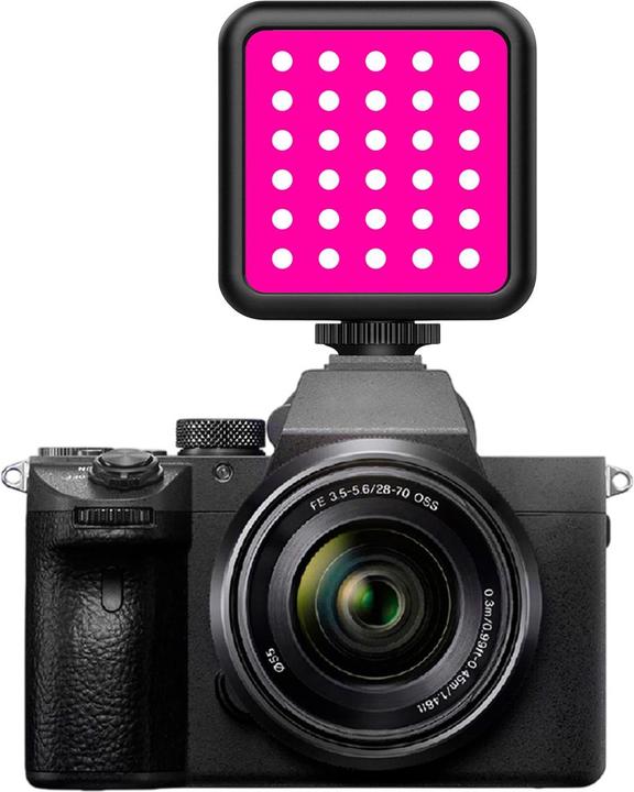 Produktbild EKO 360 Farben RGB-LED-Lampe 9000K, wiederaufladbar und tragbar.