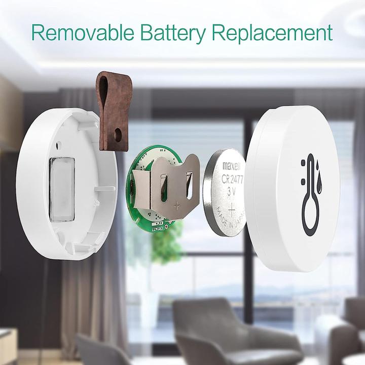 Actual product image Oria Wireless Thermometer Hygrometer Mini Wireless Humidity Temperature Sensor