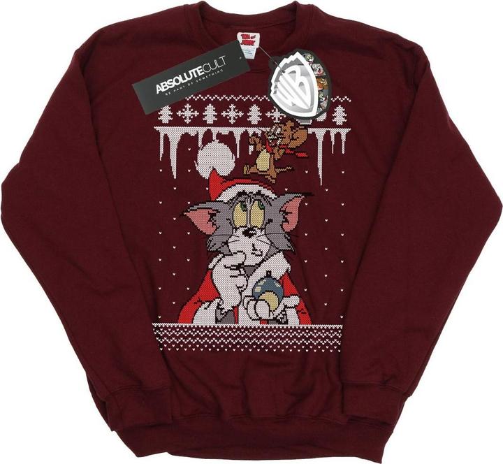 Produktbild Tom & Jerry Christmas Fair Isle Sweatshirt Jungen (140, 146)