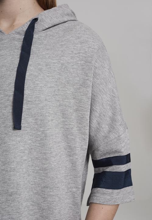 Immagine prodotto Urban Classics Felpa con cappuccio a manica corta nastrata da donna (XS)