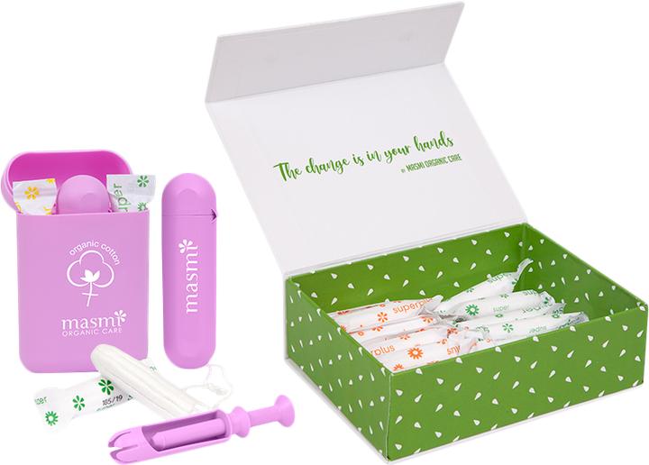 Produktbild Masmi Bio Tampon mit Re-Use Applicaror für Classic + Super Tampons - Reuse (1 x)