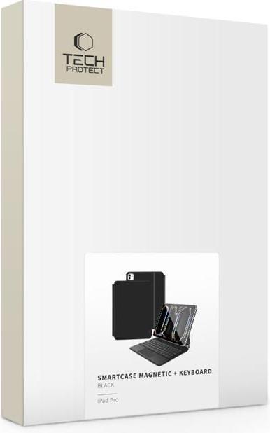 Actual product image Tech-Protect SMARTCASE MAGNETISCH + TASTATUR IPAD PRO 13” 7 / 8 2024-2025 SCHWARZ (Eng. Int.)