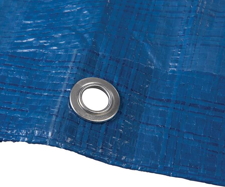 Actual product image Silverline Tarpaulin nominal size: 1.8 x 2.4 m, real size: 1.7 x 2.3 m