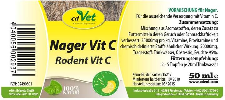 Produktbild cdVet Nager Vit C (1 Stk., 0.12 kg)