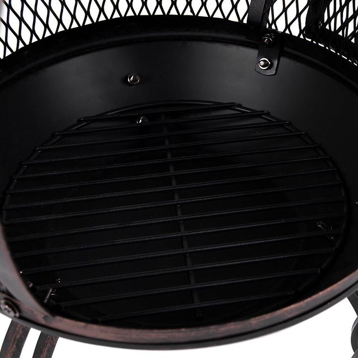 Produktbild Fire Vida Gartenkamin mit Grillfunktion