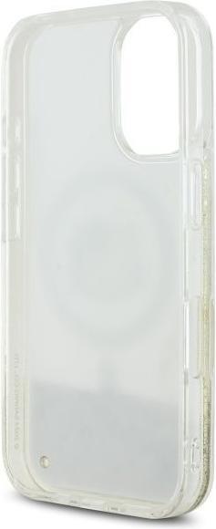 Productafbeelding Hello Kitty HKHMP16SLGDIH iPhone 16 6.1" biały złoty/witgouden hardcase Liquid Glitter Fever MagSa (Apple iPhone 16)