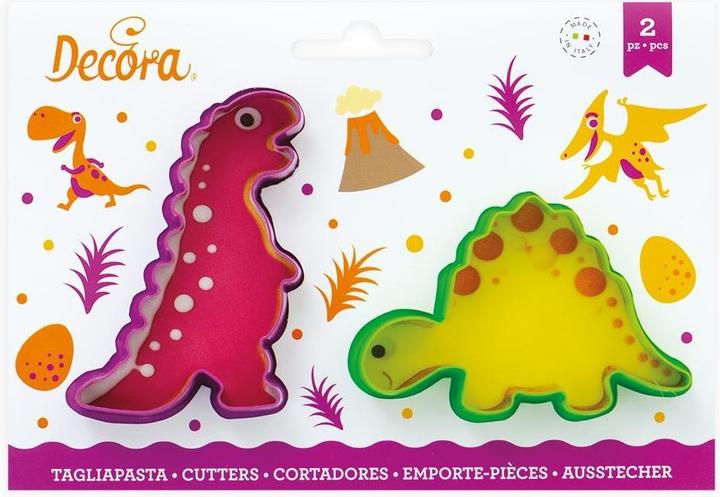 Actual product image Decora Cookie cutter - Dinosaur 2 (2pcs.)
