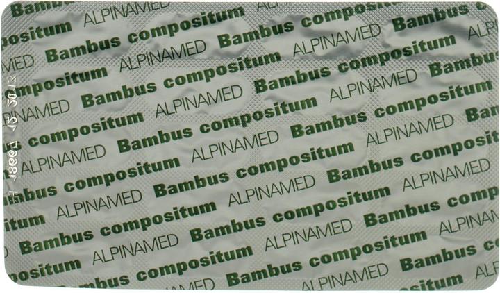 Nutritional values and ingredients Alpinamed Bamboo Compositum (120 Piece, Capsules, 120 g)