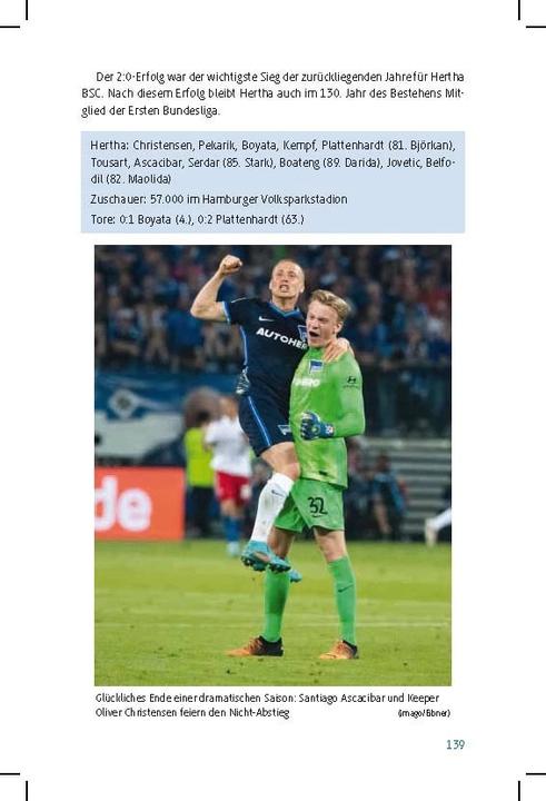 Produktbild Hertha BSC - die 100 wichtigsten Spiele (Deutsch, Michael Jahn, 2022)