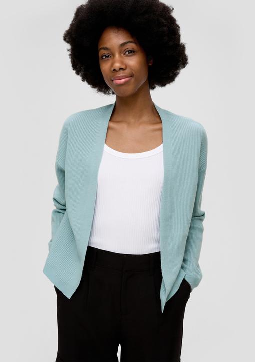 Image du produit s.Oliver Strickjacke Rippstrick-Cardigan im Loose Fit (L)