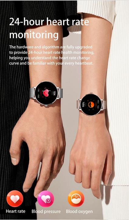 Actual product image PhoneLook Smart Watch NX21 mit Touchscreen-LED Sport-/Fitness-/Schlafprogrammen Mailänder Armband