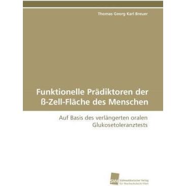 Funktionelle Prädiktoren der ss-Zell-Fläche des Menschen, Fachbücher