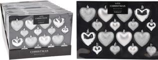 Immagine prodotto Cuore natalizio 8X65/8X45 Mm argento