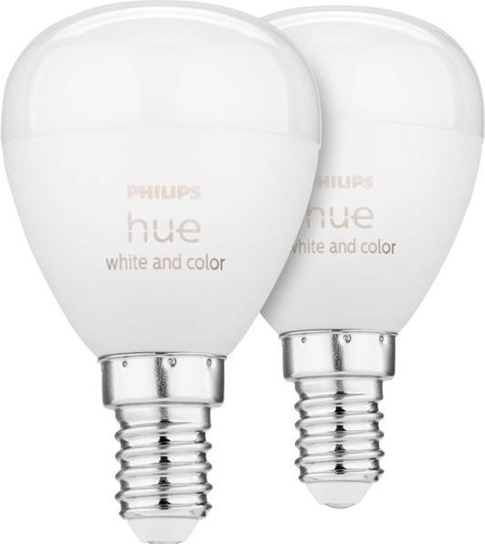 Produktbild Philips Hue White & Color Ambiance Luster (E14, 5.10 W, 470 lm, 2 x, F)