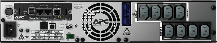Produktbild APC SMX1500RMI2UNC mit Netzwerkkarte (1500 VA, 1200 W, Line-Interaktiv USV)