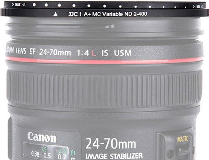 Actual product image JJC F NDV67 Variable ND Filter (ND2 400) (Neutral density filter, 67 mm)