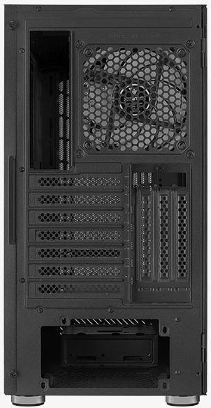 Actual product image AeroCool housing PGS GRAPHITE-G-BK-v2 FRGB housing black (ATX, mATX, Mini-ITX)