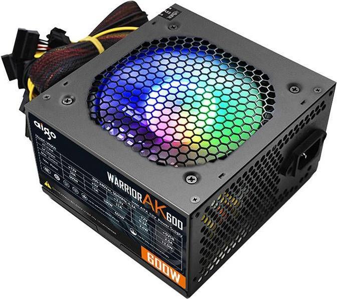 Actual product image Darkflash Tech RGB 600 W power supply (AK600) (600 W)
