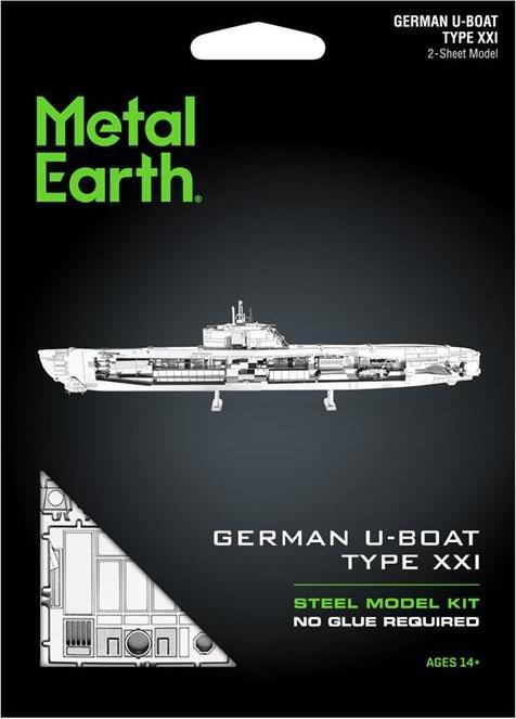 Produktbild Metal Earth constructie speelgoed German U-Boat type XXI