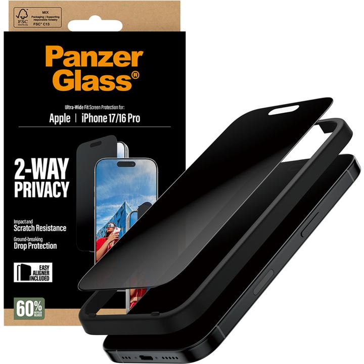 Produktbild PanzerGlass Privacy Displayschutz (1 Stück, Apple iPhone 17)