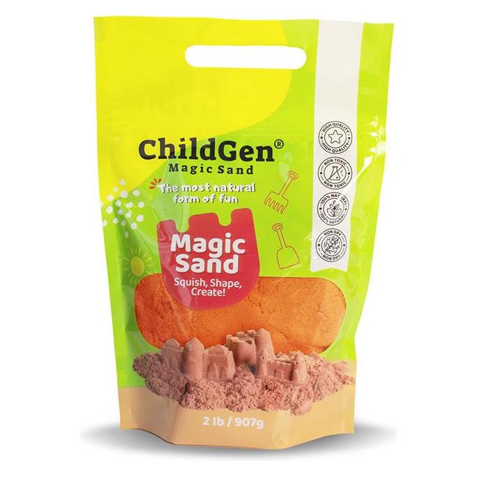 ChildGen Orangefarbene Magic Sand-Nachfüllung
