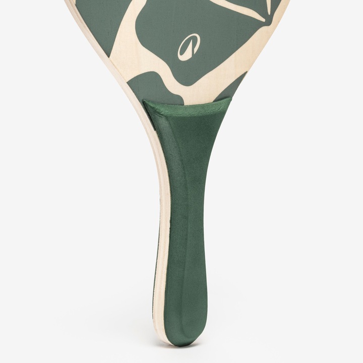 Actual product image Decathlon Beachtennis Set - Woody Racket 2 Schläger grün