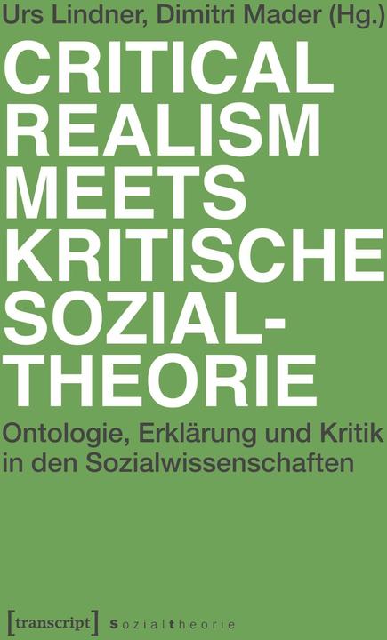 Produktbild Critical Realism meets kritische Sozialtheorie (Deutsch, 2017)