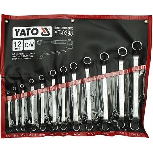 Yato, Schraubenschlüssel, YT-0398 (32 mm, 19 mm, 16 mm, 27 mm, 28 mm, 23 mm, 10  mm, 22 mm, 30 mm, 7 mm, 24 mm, 8 mm, 29...