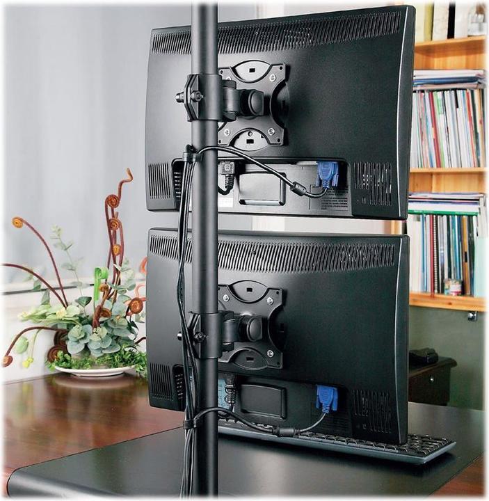 Actual product image Techly Desk mount for LCD TV LED 13 27 vertical clamp (Table, 27", 10 kg)