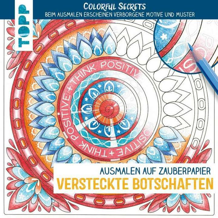 Produktbild Colorful Secrets - Versteckte Botschaften (Ausmalen auf Zauberpapier)