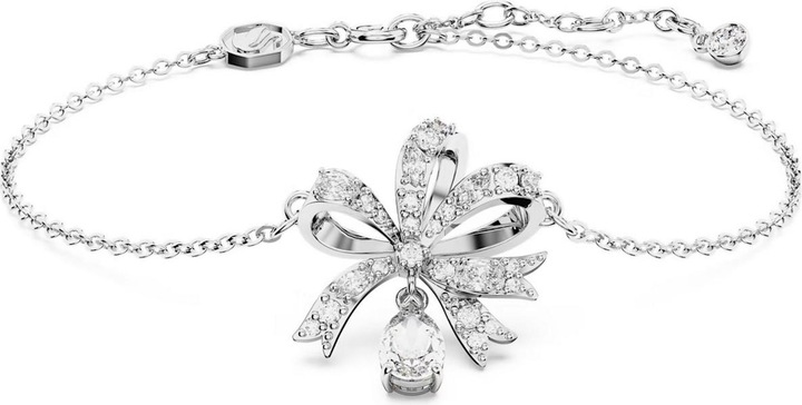 Produktbild Swarovski Volta Armband Schleife Weiss (19.50 cm, Swarovski Metall)