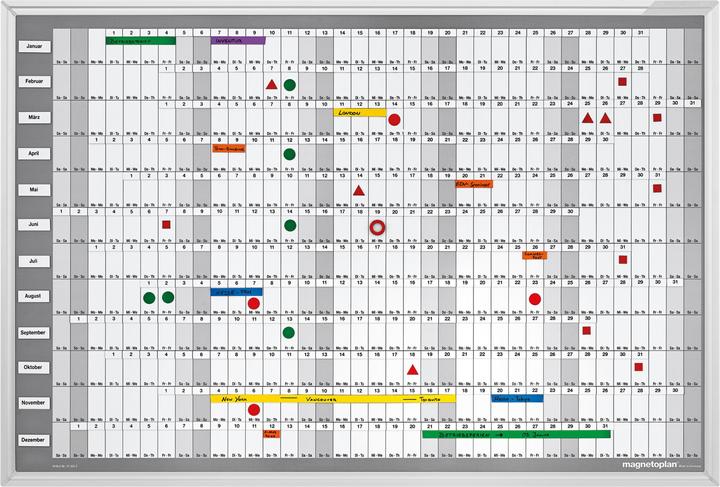 Magnetoplan Year planner "Manager (90 x 60 cm)