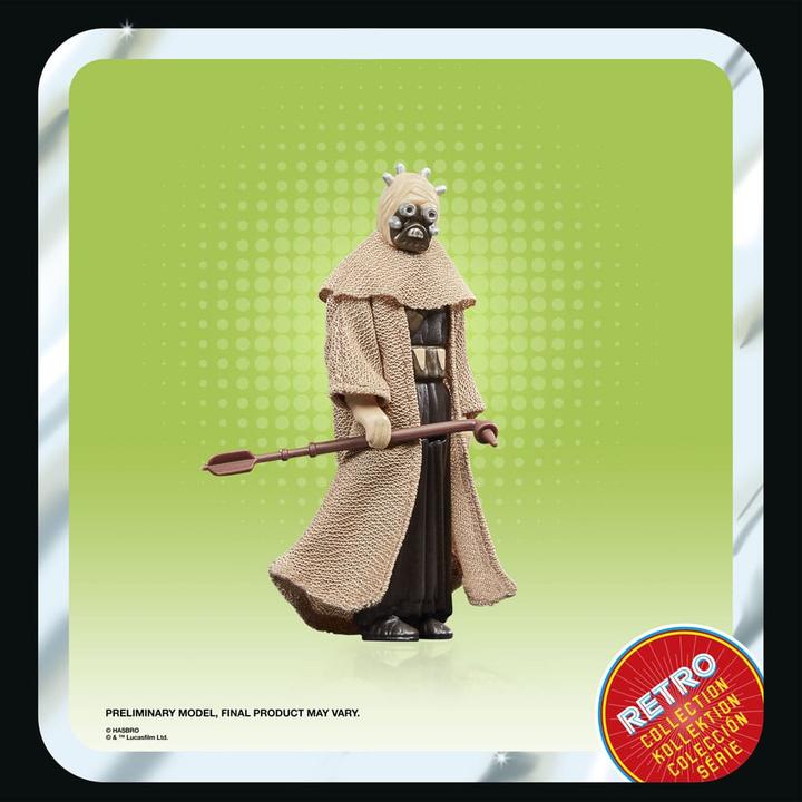 Actual product image Hasbro Star Wars: The Book of Boba Fett Retro Collection Action Figure Tusken Warrior 10 cm
