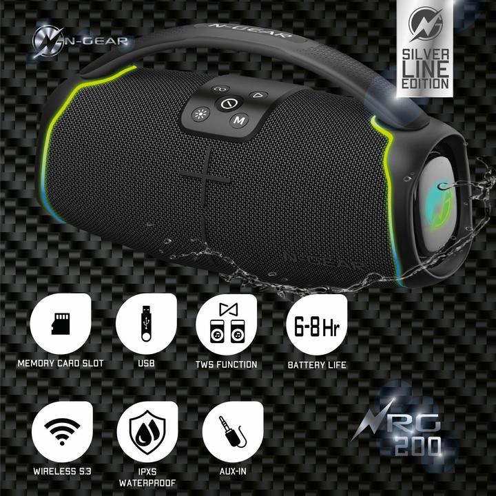 Produktbild N-Gear Lautsprecher Bluetooth/Nrg200 (6 h)