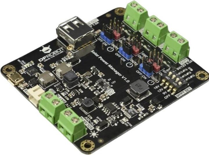 Actual product image DFRobot Solar Power Manager V1.0 for 9V/12V/18V Solar Panel