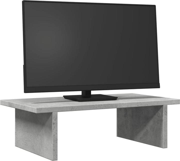 Produktbild VidaXL Monitorständer Schreibtischaufsatz Bildschirm Monitorerhöhung Betongrau