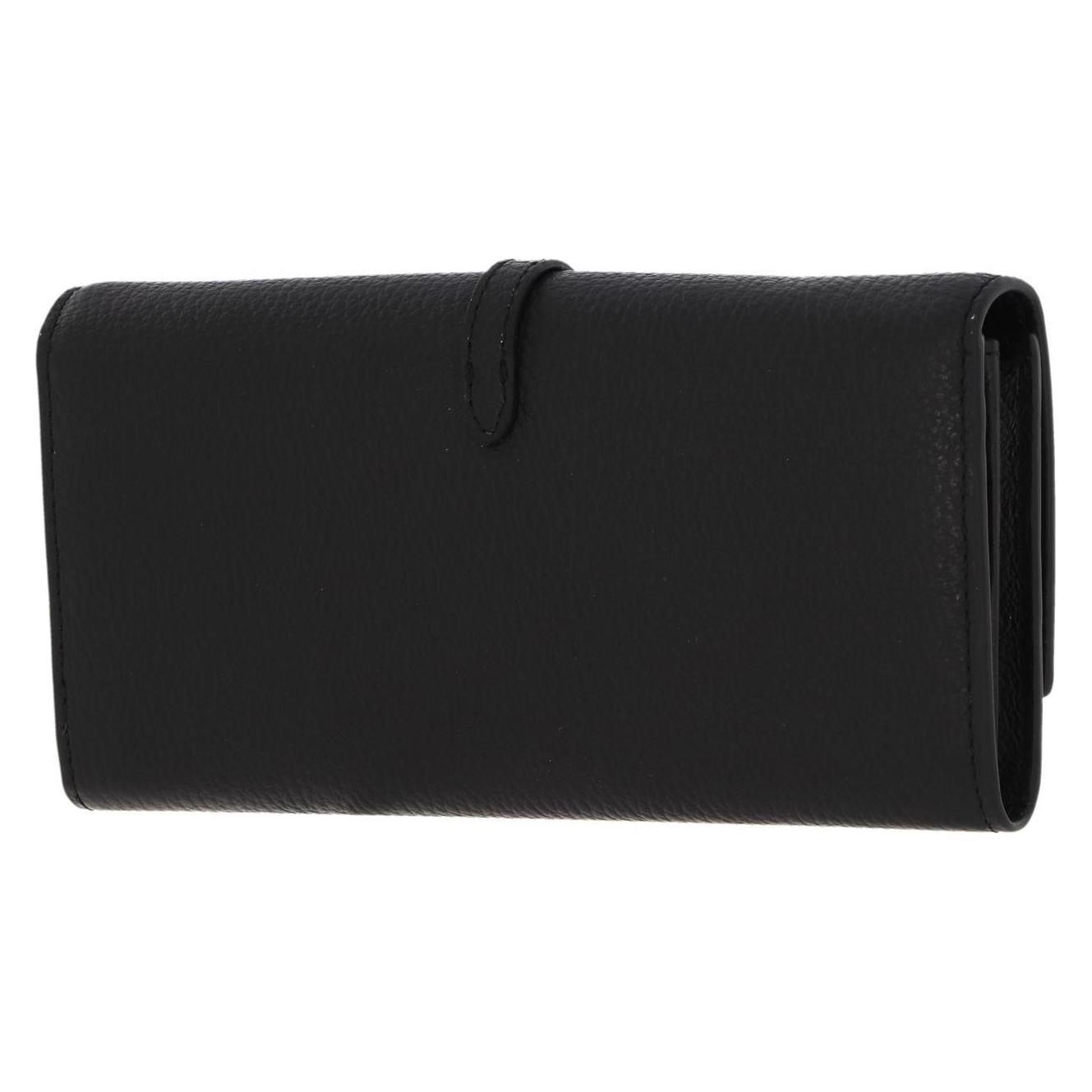 Coccinelle, Damen, Portemonnaie, Cosima Wallet Grained Leather, Schwarz
