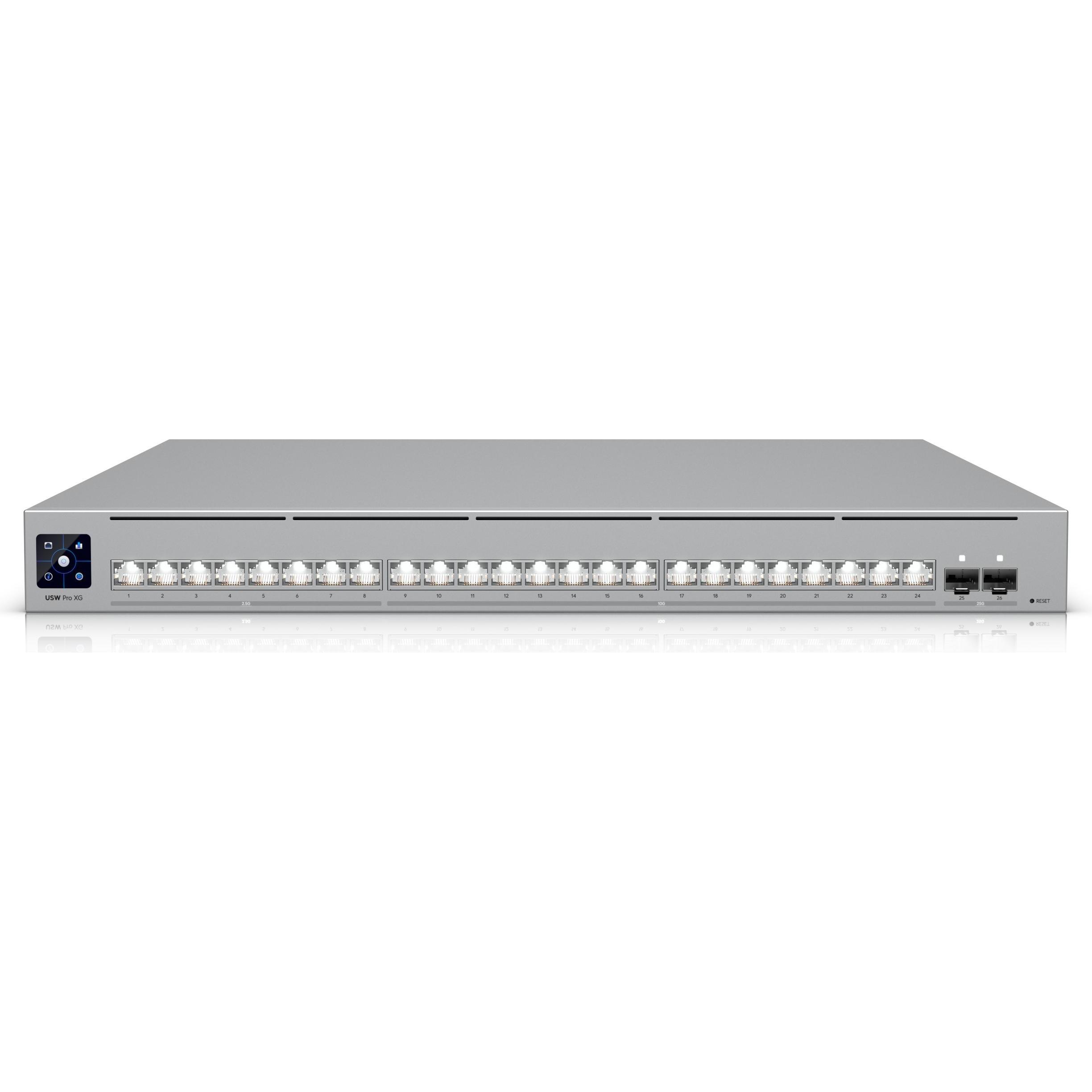 Ubiquiti UniFi Pro XG 24 Port 10/2.5 Gbit Switch Layer3 Etherlighting Layer 3 EtherlightingT switch 