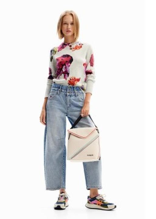 Actual product image Desigual Women's Flat Knit Pullover Sweater (S)