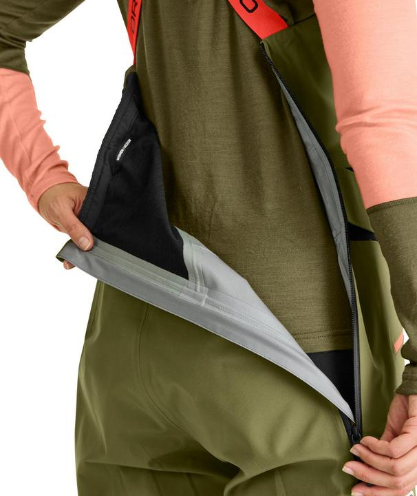 Actual product image Ortovox Women's 3L Deep Shell Bib Pants (S)