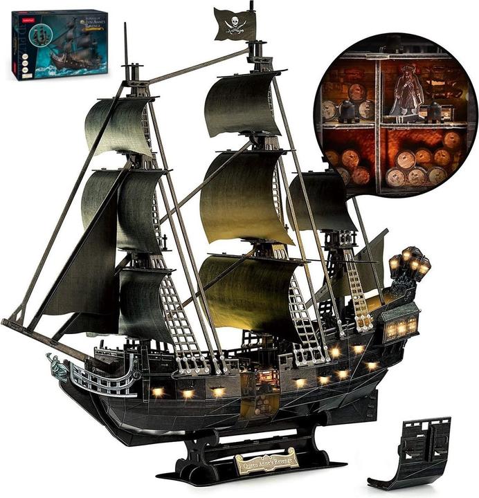 Image du produit Cubicfun CUBIC FUN LED 306-20522 PUZZLE 3D LED - LA VENGEANCE DE LA REINE ANNE (293 pièces)