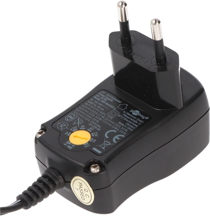Produktbild Goobay 3 V - 12 V Universal-Netzteil
