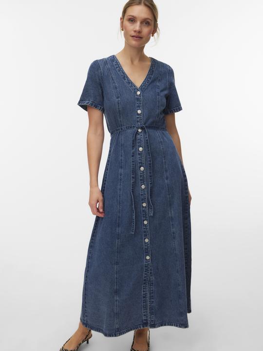 Image du produit Vero Moda VMJANINA Langes Kleid Jeanskleid (S)