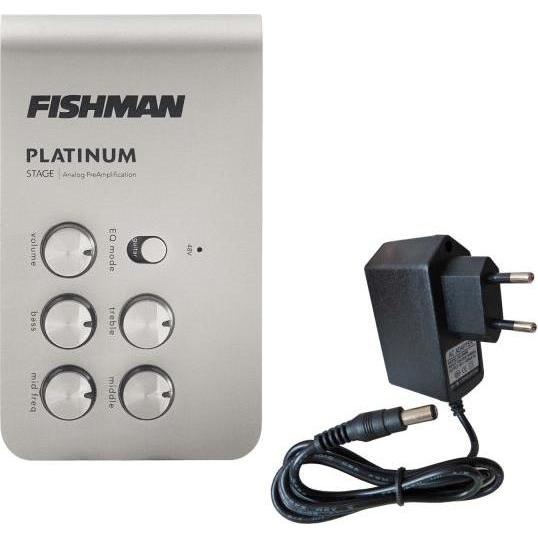 Fishman PRO-PLT-301 Platinum Stage EQ Vorverstärker mit Netzteil (Gitarre), Instrumentenverstärker
