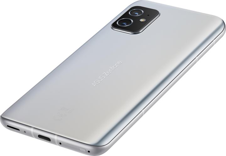 Actual product image ASUS Zenfone 8 (8GB) (128 GB, Horizon Silver, 5.92", Dual SIM, 64 Mpx, 5G)