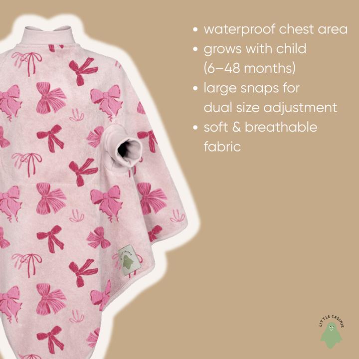Actual product image Little Casimir Lätzchen mit Ärmeln – wasserdicht, saugfähig & verstellbar, für Babys 6M-4J (6 months)