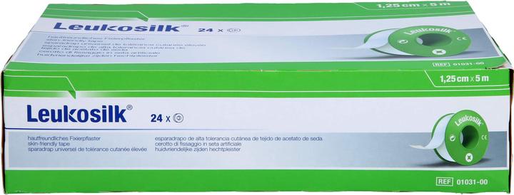 Actual product image BSN LEUKOSILK 5MX1.25CM, 24 pcs PFL (24 x)