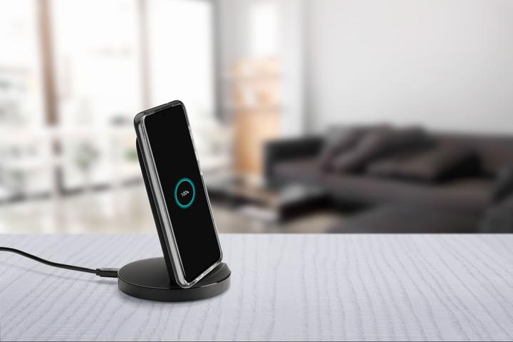 Produktbild Cellularline WIRELESTAND10WTYCK Ladegerät für Mobilgeräte Indoor Schwarz (10 W)