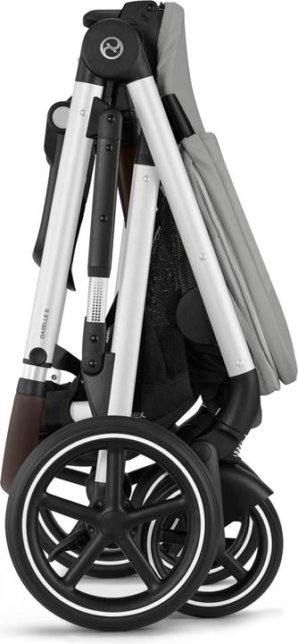 Produktbild Cybex Kinderwagen Gazelle S Silver Stone Grey (0 Monate - 4 Jahre)